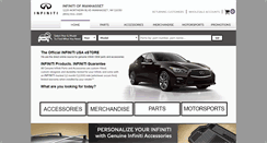 Desktop Screenshot of infinitiofmanhassetparts.com